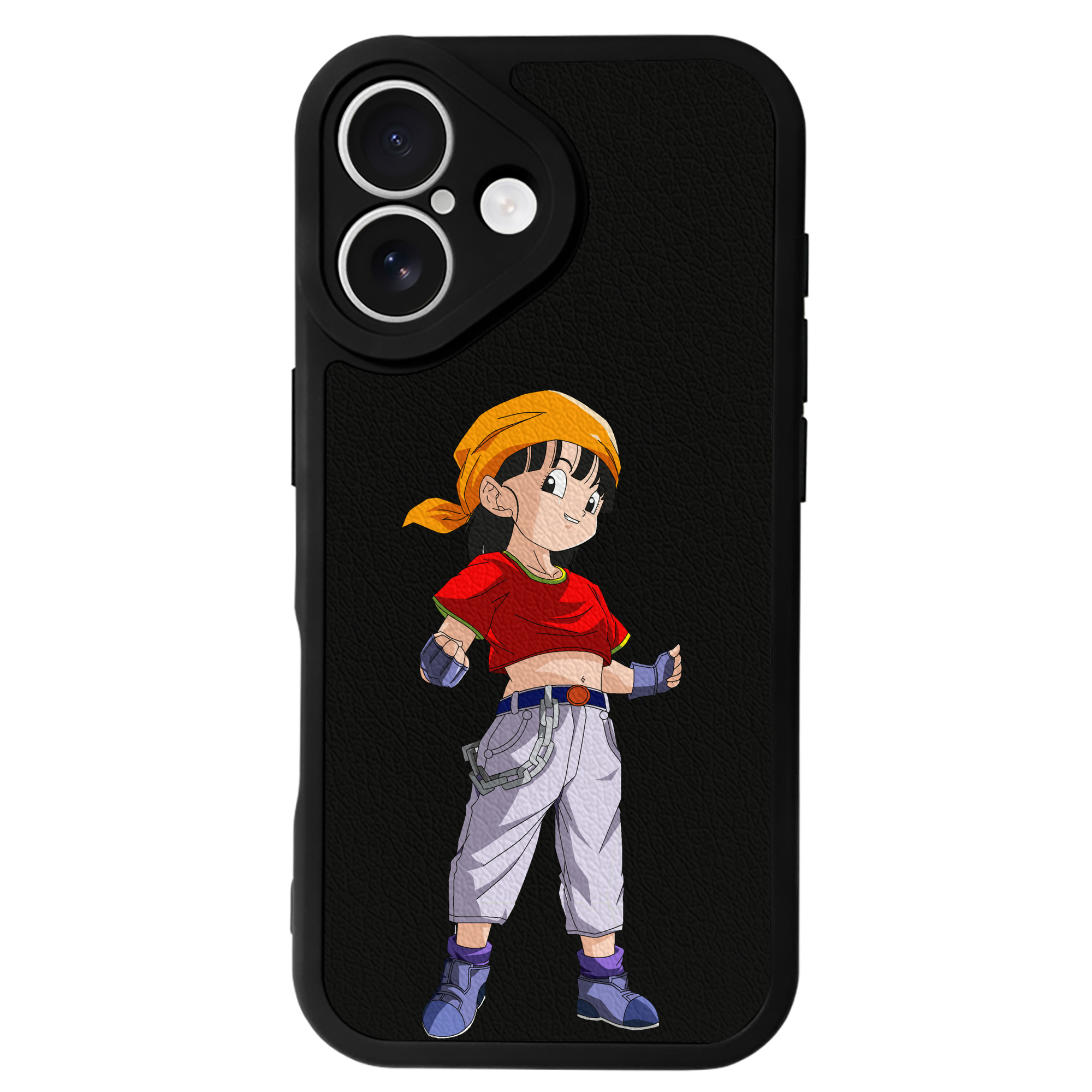 （画像用） ドラゴンボール パン DRAGON BALL Pan 【iPhone 16シリーズ対応】シリコンスマホケース（レザー調） 材質：シリコン